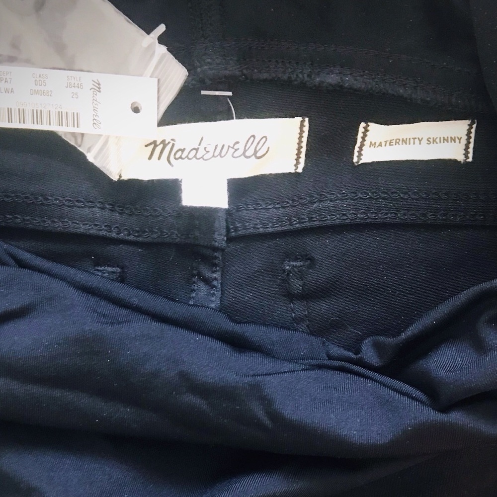 Madewell Maternity Skinny Jeans Lunar Wash